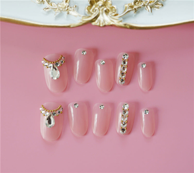 NaiNina 302 Elegance Water Drop Nails - 24 Piece Set