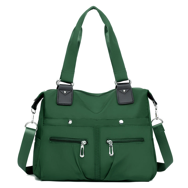 Voluminous Nylon Crossbody Bag