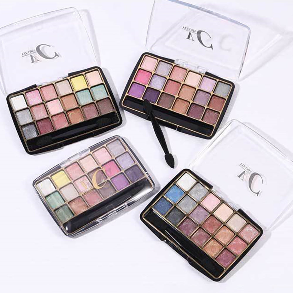 Luxe 18-Color Matte & Pearl Eyeshadow Suite
