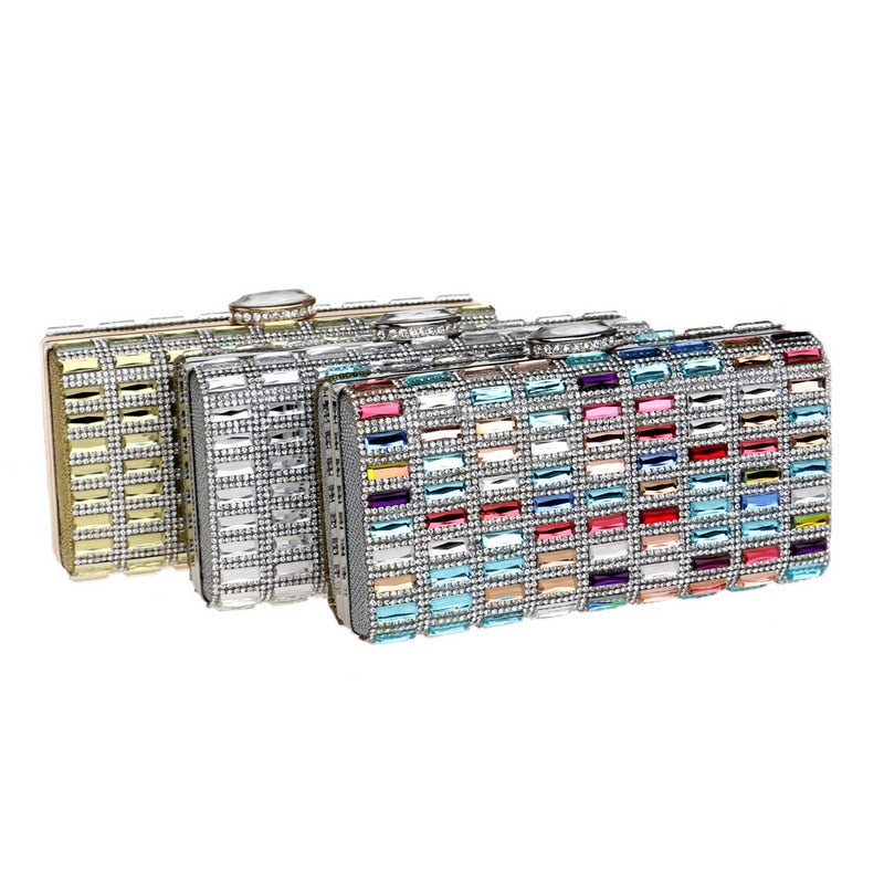 Rhinestone Glamour Evening Clutch
