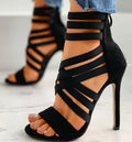 Elegant Strappy High-Heel Sandals