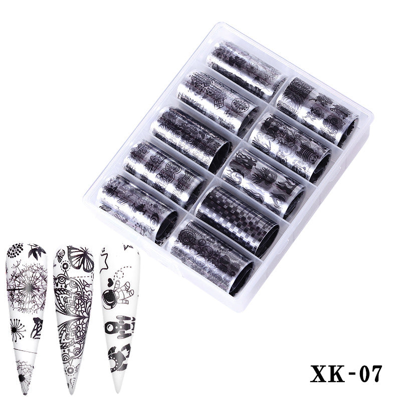 2020 New Nail Art Transfer Stickers - Starry Laser