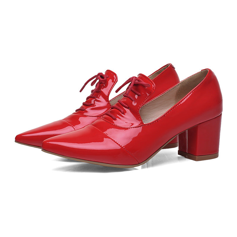 High-Heeled Thick-Heeled Shoes for Foreign Trade