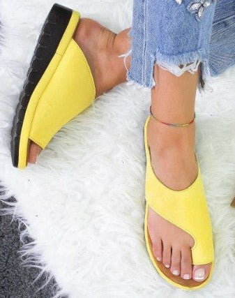 Chic Slip-On Wedge Sandals