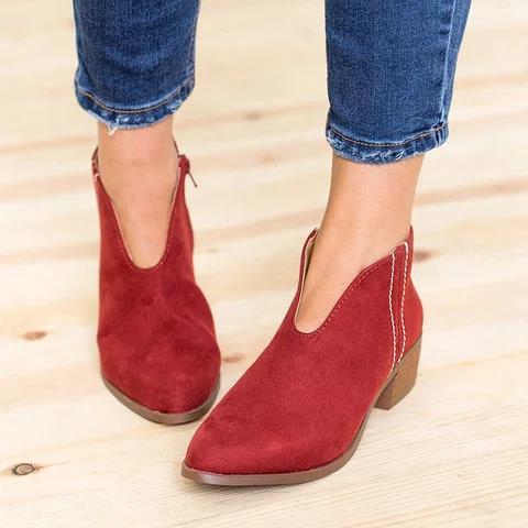 Elegant Leopard Ankle Boots