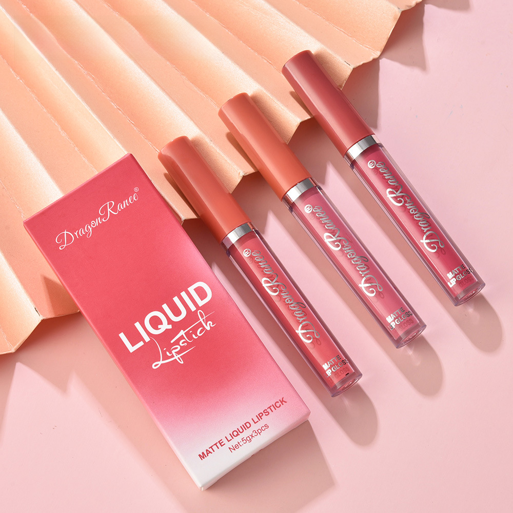Elegant Matte Trio Lipstick Set