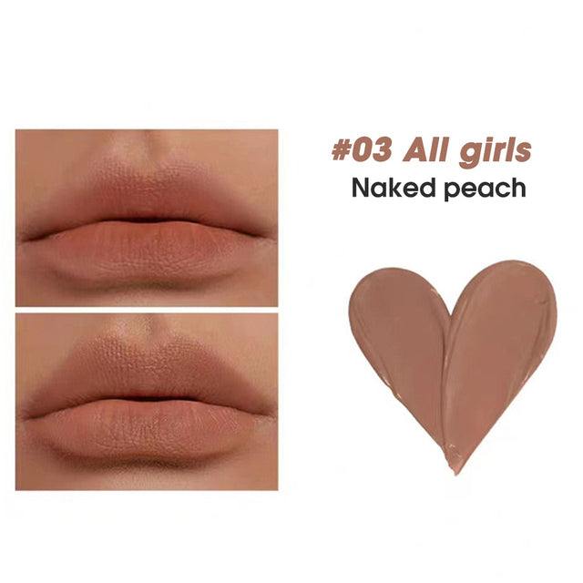 Elegant Nude Matte Lip Enamel