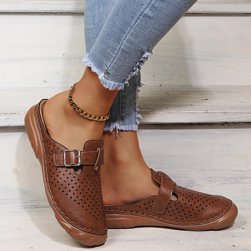 Elegant Lightweight Toe-Cap Sandals