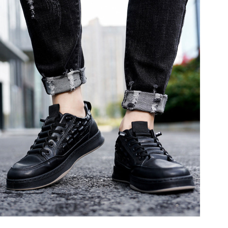 Autumn Elegance Leather Loafers