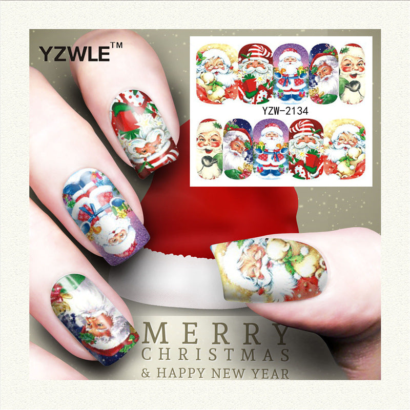 Festive Fingertips Christmas Nail Decals