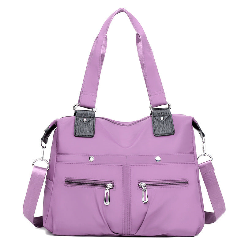 Voluminous Nylon Crossbody Bag