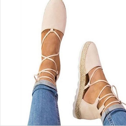 Elegant Cross-Strap Platform Sandals