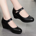 Elegant Leather Comfort Pumps 2024