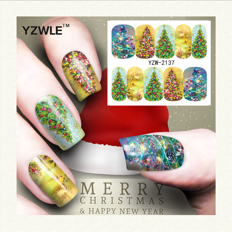 Festive Fingertips Christmas Nail Decals