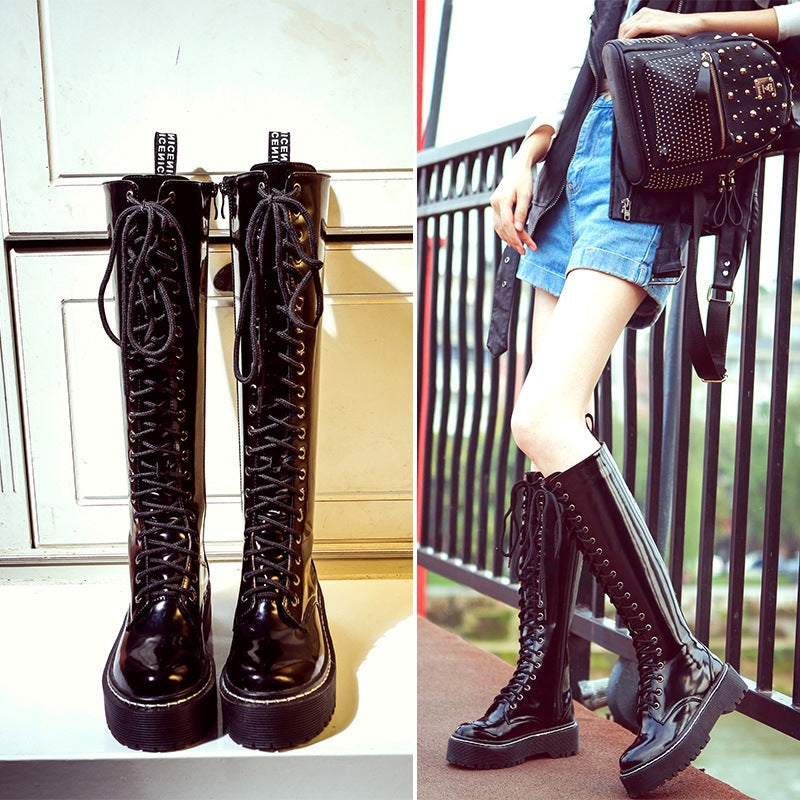 2019 Elegance Knee-High Martin Boots