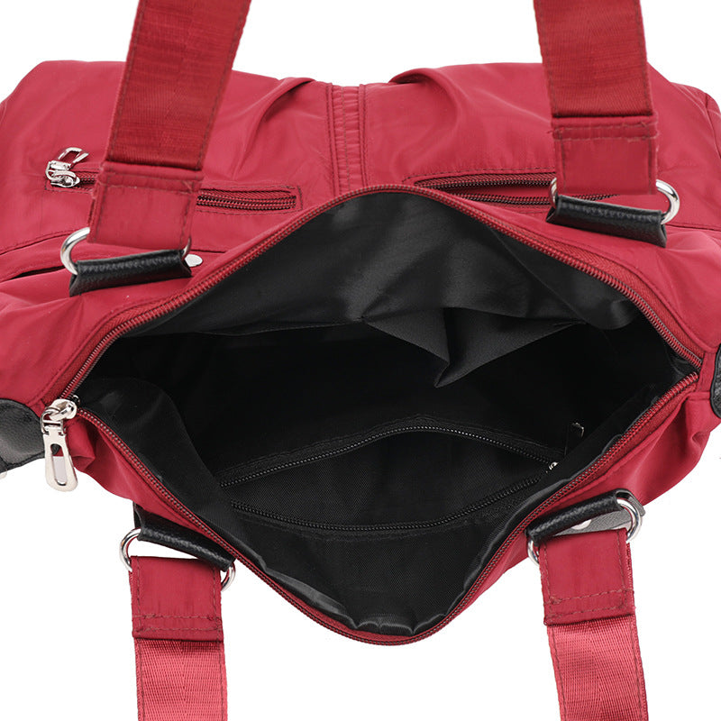Voluminous Nylon Crossbody Bag