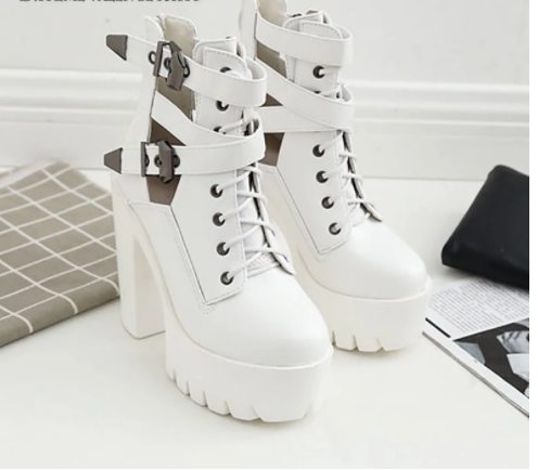 Elevate Chunky Heeled Ankle Boots