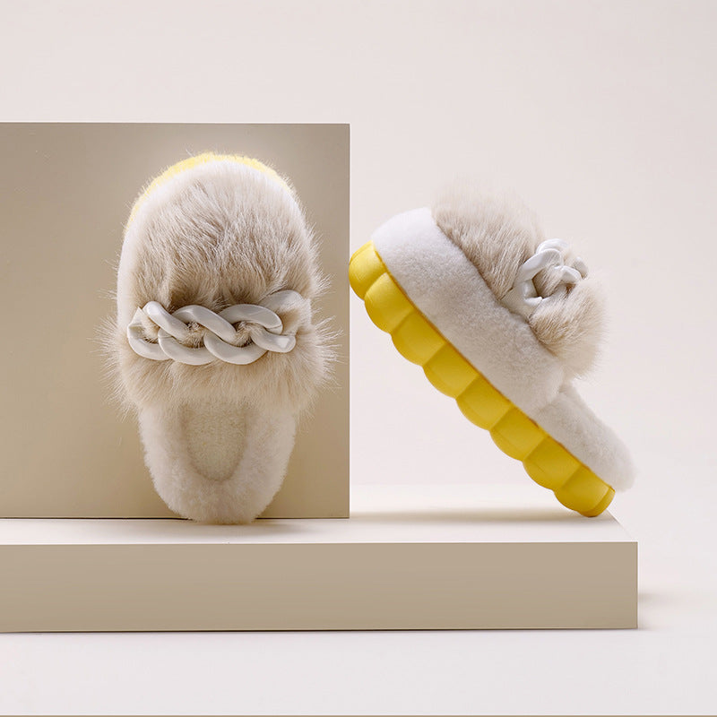 Warm Outdoor Trend Slippers with Thick Bottom