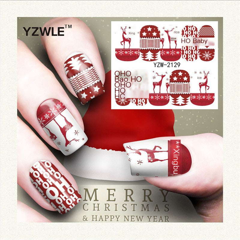 Festive Fingertips Christmas Nail Decals