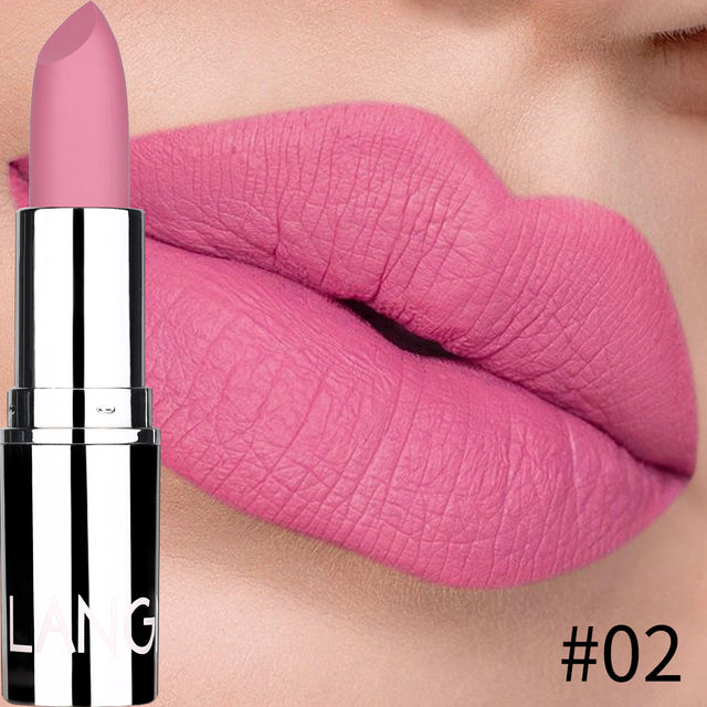 Elegant Silver Matte Lipstick Collection