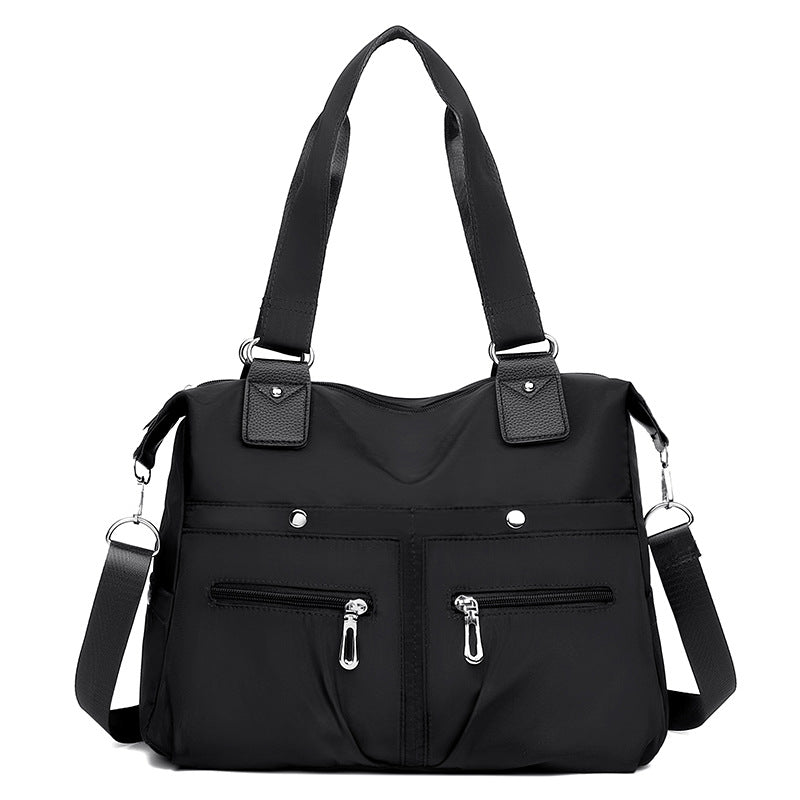 Voluminous Nylon Crossbody Bag