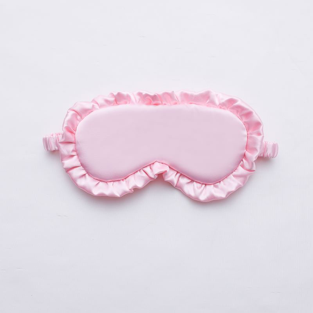 Luxury Silk Ruffle Eye Mask