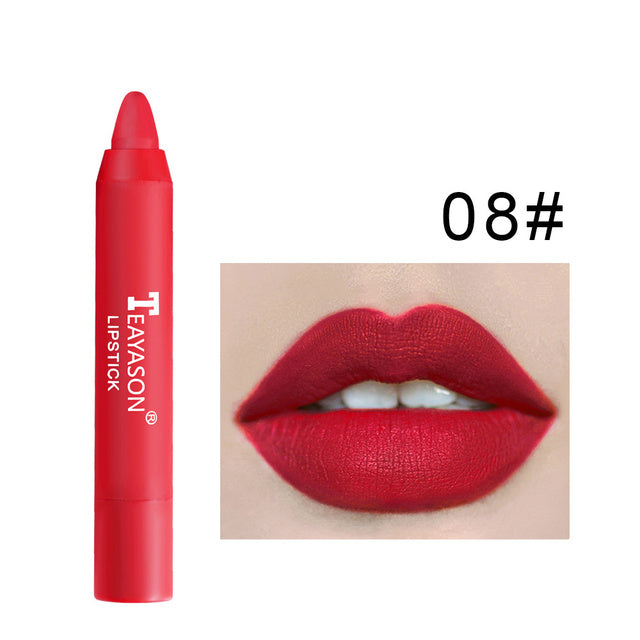 Elegant Matte 12-Color Lip Liner Set