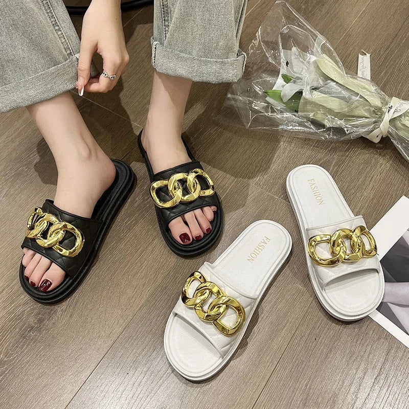 Elegant Beachside Comfort Sandals