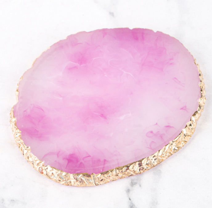 Elegant Agate Nail Art Display