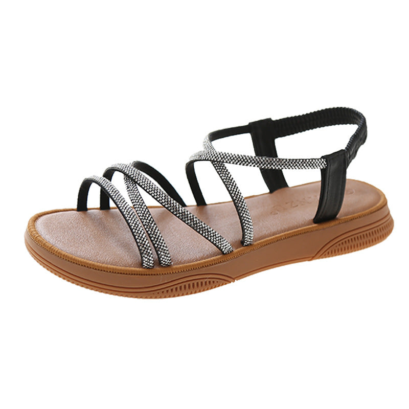 2023 Elegance Rhinestone Sandals