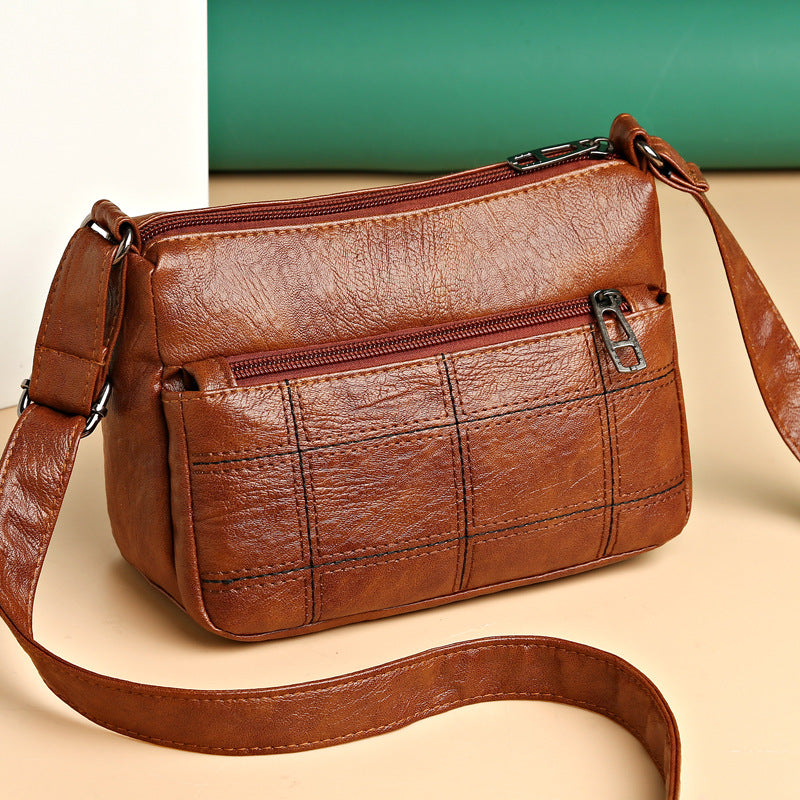 Elegant Medium-Sized Women's Leather Bag