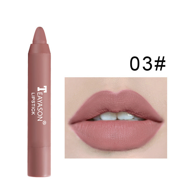 Elegant Matte 12-Color Lip Liner Set