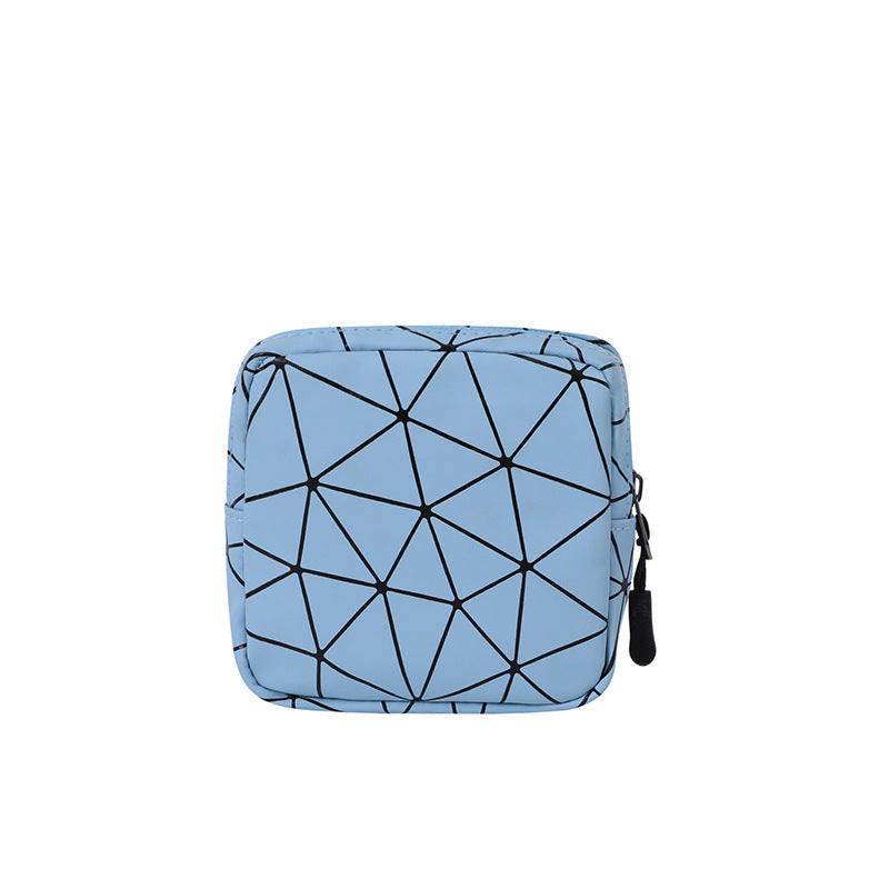 Elegant Geometric Sanitary Organizer Bag