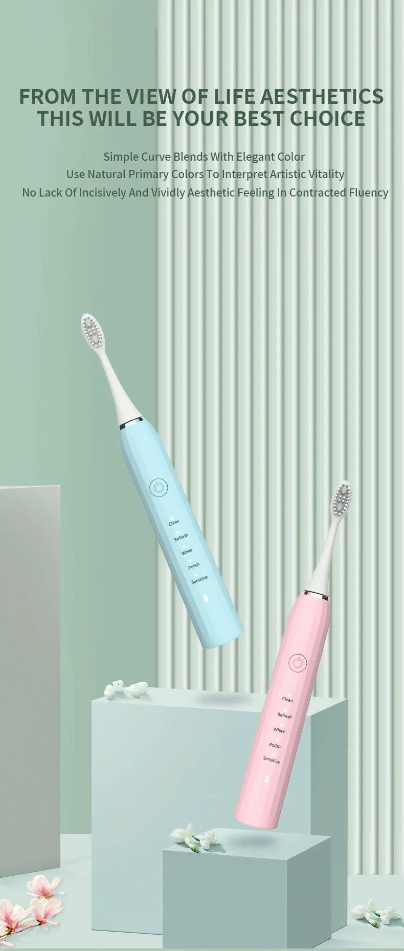 DuoCare Rechargeable Electric Toothbrush Set