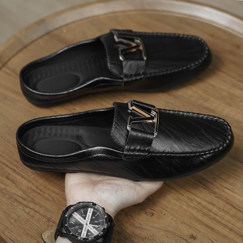 Elegant Men's Slip-On Leather Loafers