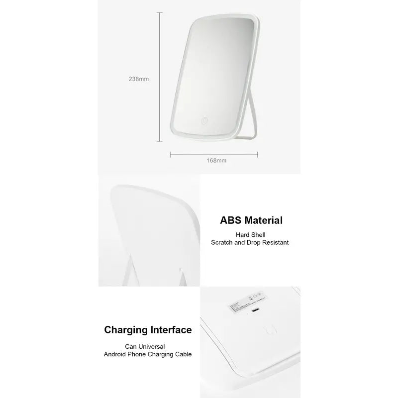 Elegant LED Vanity Mirror 2400mAh