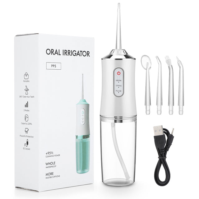 Portable Electric Pulse Tooth Cleaner for Home Use