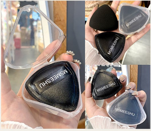 Elegant Black Pineapple Dual-Use Powder Puff