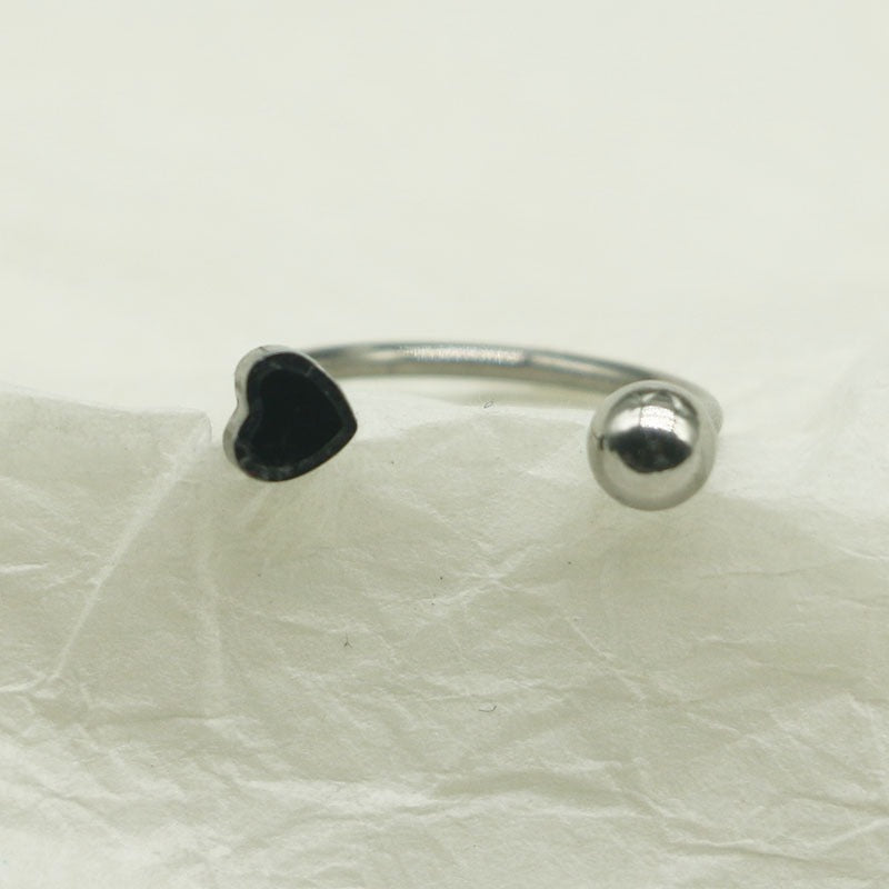 Steel Horseshoe Lip Accent