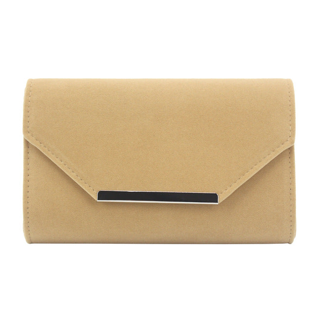 Elegant Flannelette Envelope Clutch Bag for Women