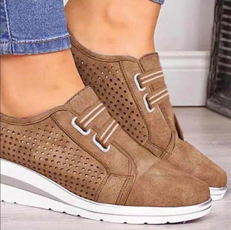 Comfortable Slip-On Wedge Shoes for Women (Size 35-43)