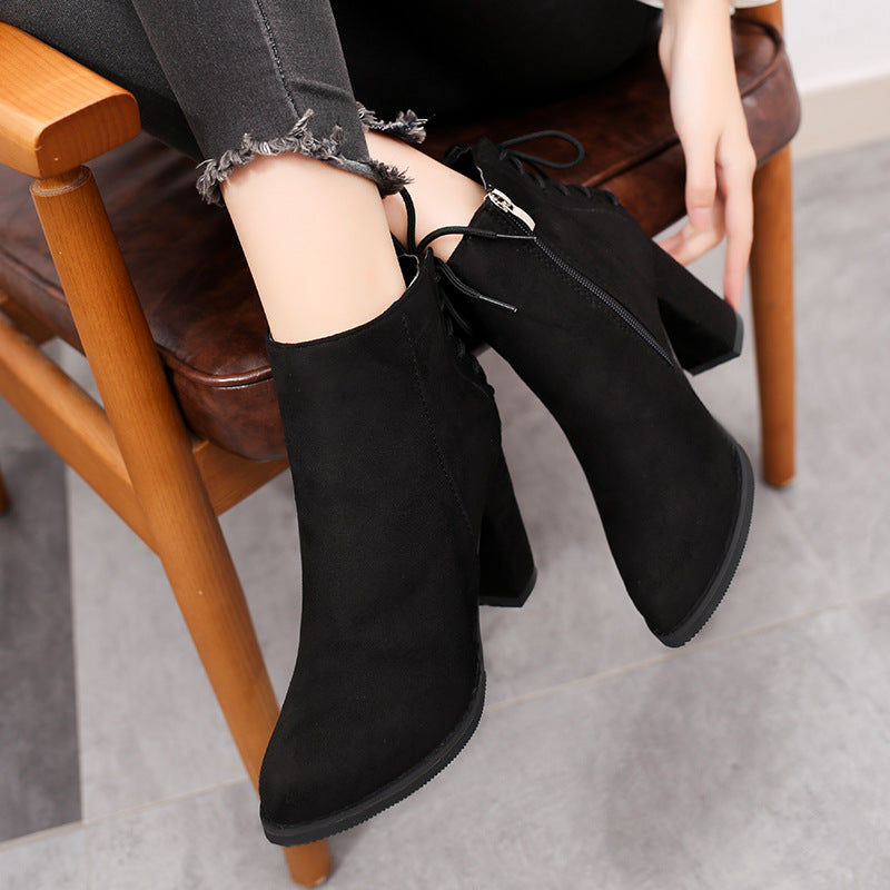 Stylish High Heel Ankle Boots for Women (Fall/Winter)