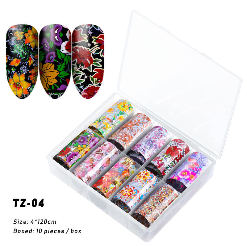 2020 New Nail Art Transfer Stickers - Starry Laser