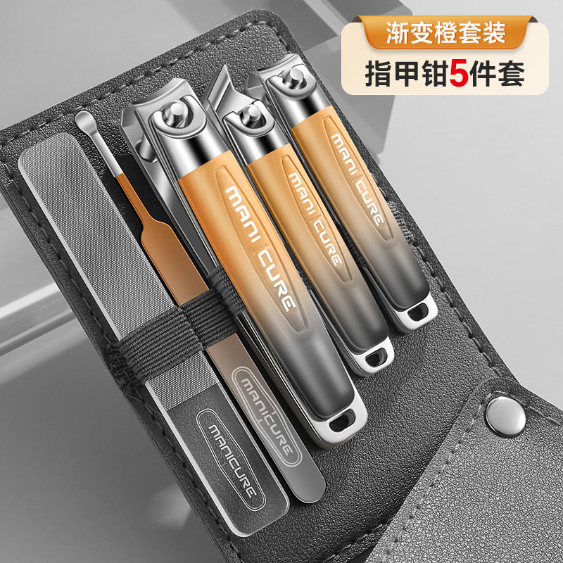 Luxury Stainless Steel Nail Clipper Set with Pliers