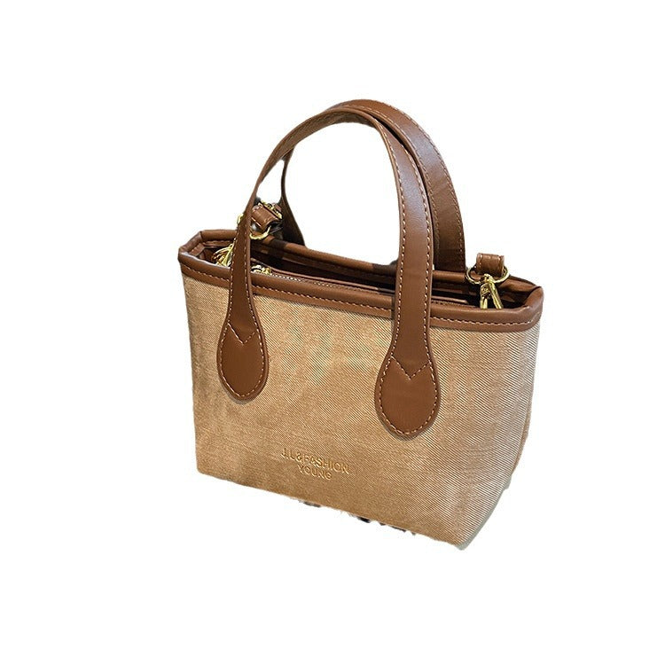 Korean Vintage Minimalist Women's Tote Bag 2024