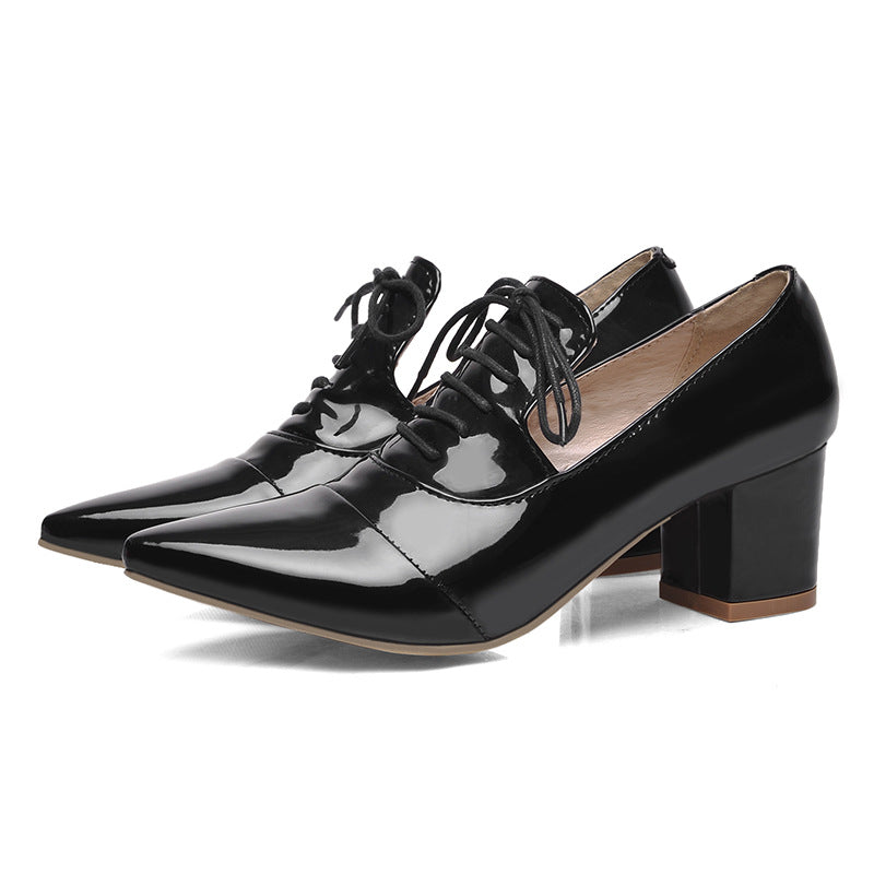 High-Heeled Thick-Heeled Shoes for Foreign Trade