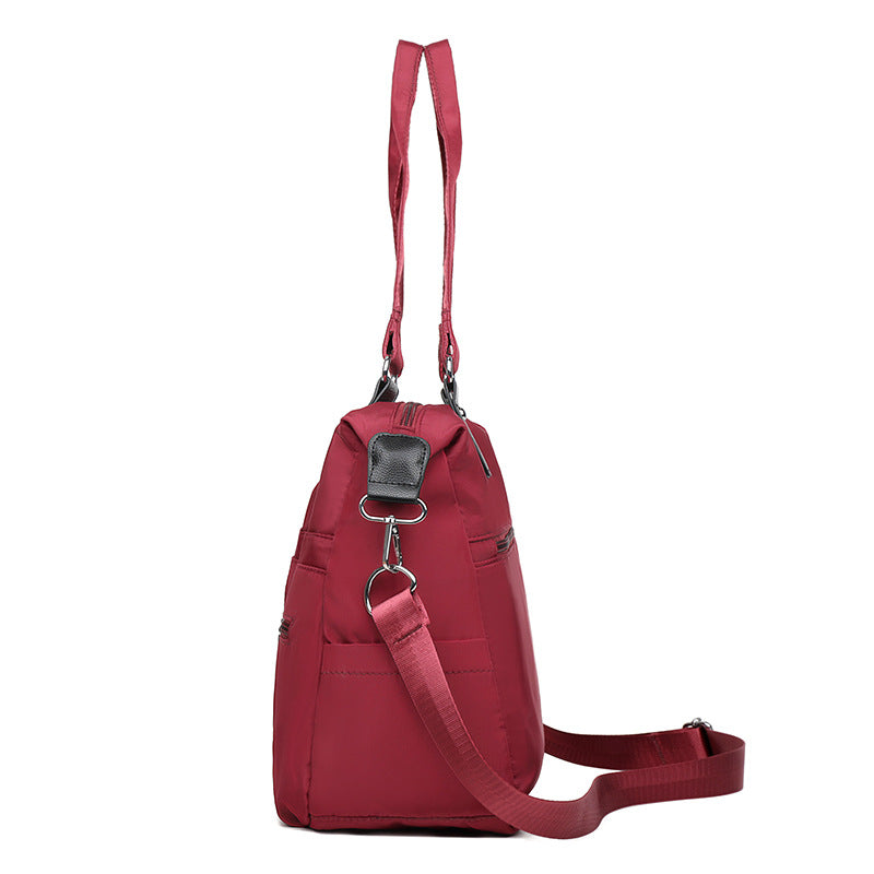 Voluminous Nylon Crossbody Bag