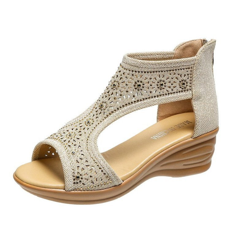 Elegant Summer Rhinestone Wedges