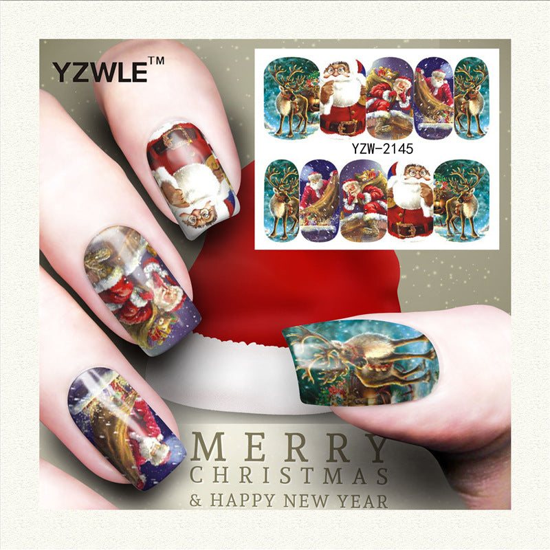 Festive Fingertips Christmas Nail Decals