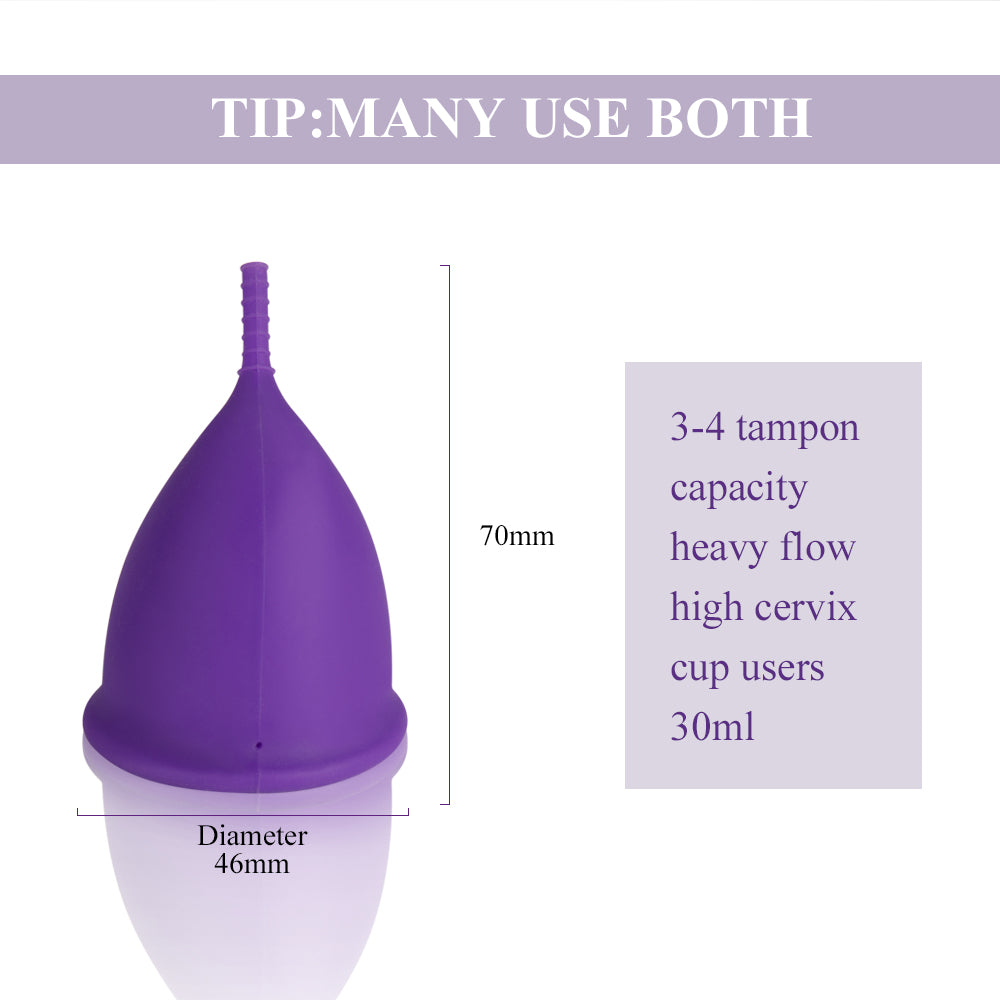 Elegant Silicone Menstrual Cup